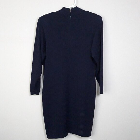 St. John for Neiman Marcus Santana Knit Sheath Dress 8 Office Quiet Luxury - Picture 4 of 8